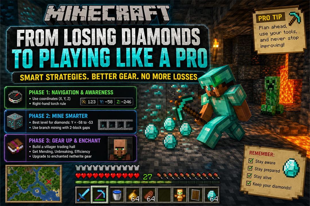 how to play minecraft like a pro
